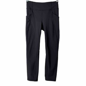 Lululemon Leggings Black Cropped Pull-on 6